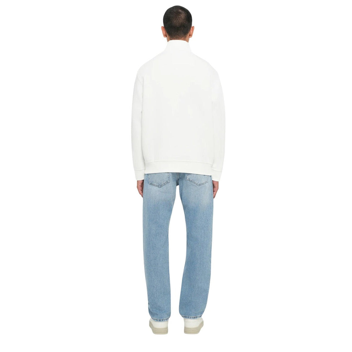 Мъжки бял суичър Armani Exchange Men Sweatshirt XM000370 AF10818 U0009 Back View