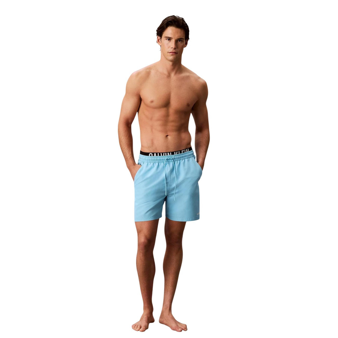 Мъжки бански Calvin Klein Jeans Men Swimwear LV00N61015 CW1 Front View