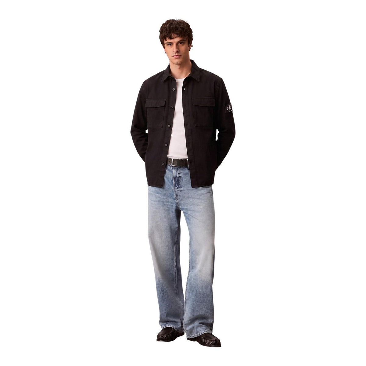 Мъжка риза Calvin Klein Jeans Men Shirt LV04RG121G UB1 Front View