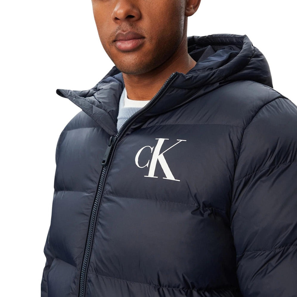 Мъжко синьо яке Calvin Klein Jeans Men Jacket LV04RD513G CEF Close-Up