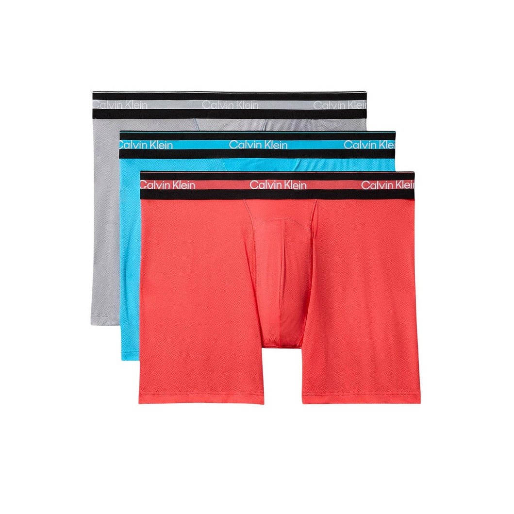 Мъжки боксерки Calvin Klein Men 3-Pack Boxers LV00NB4537 U2U Front View