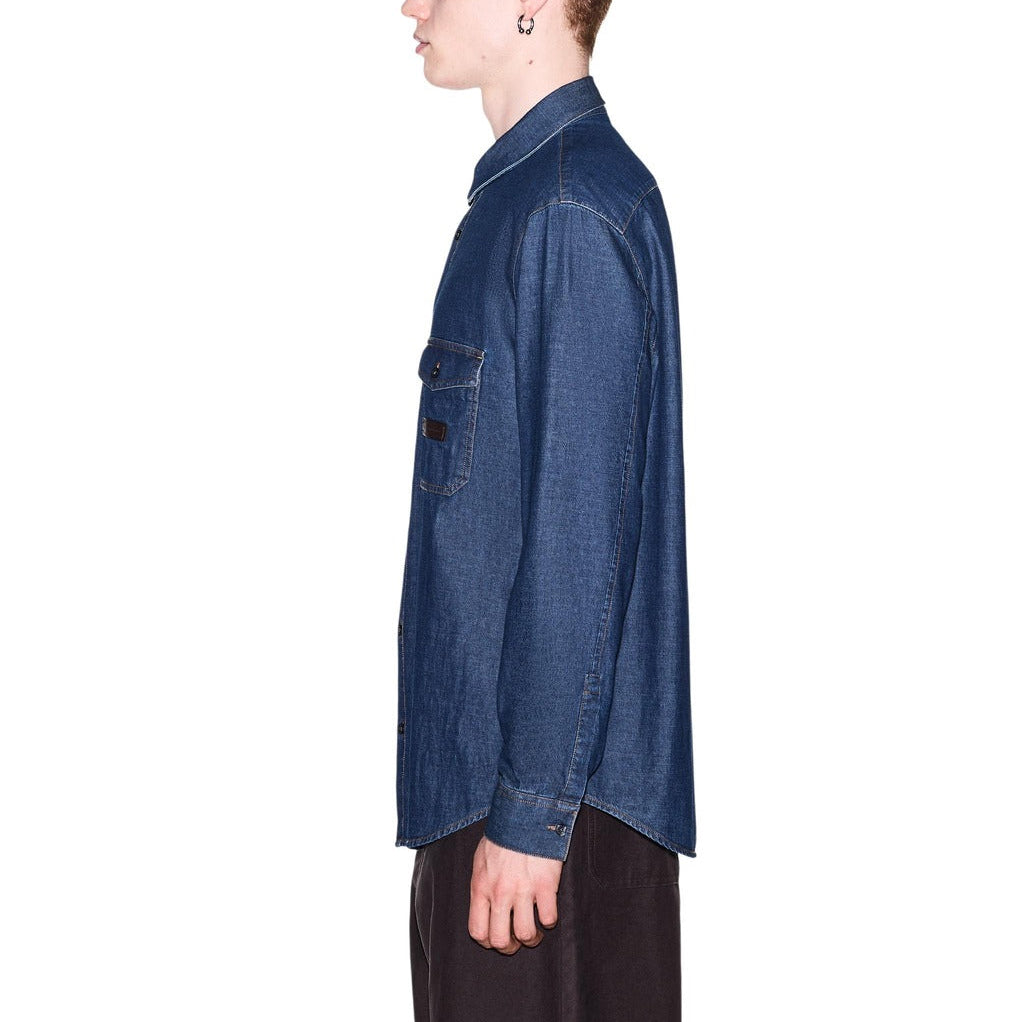 Мъжка дънкова риза Armani Exchange Men Shirt XM003248 AF27116 MB010 Side View