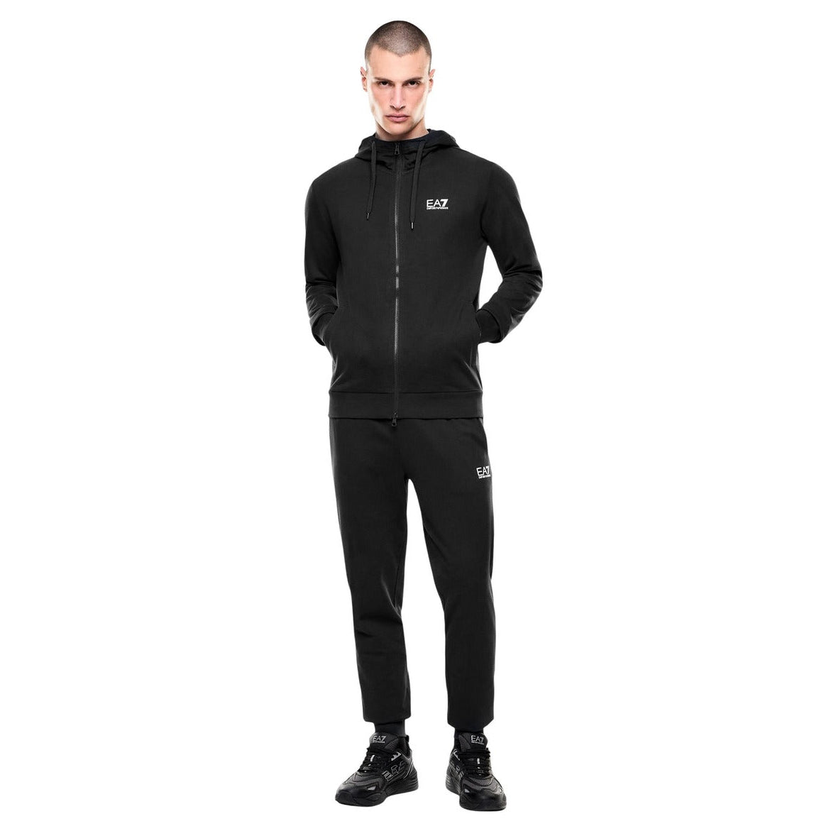 Мъжки екип EA7 Emporio Armani Men Tracksuit 8NPV68 PJVTZ 1200 Front View