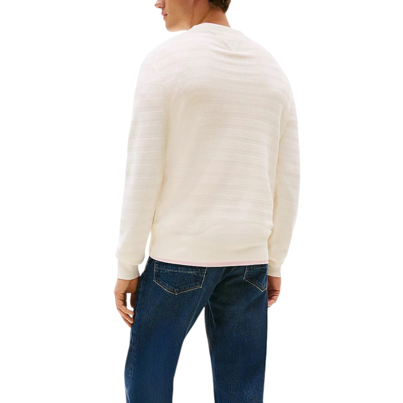 Мъжки пуловер Tommy Hilfiger Men Sweater MW0MW39535 Back View