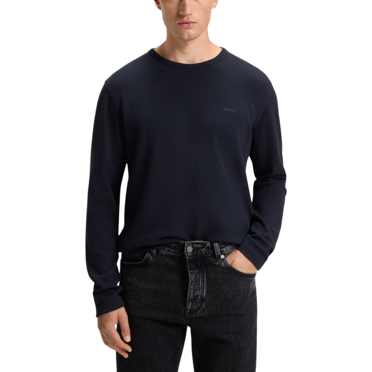 Мъжка блуза Boss Men Knitwear 50520725 Front View