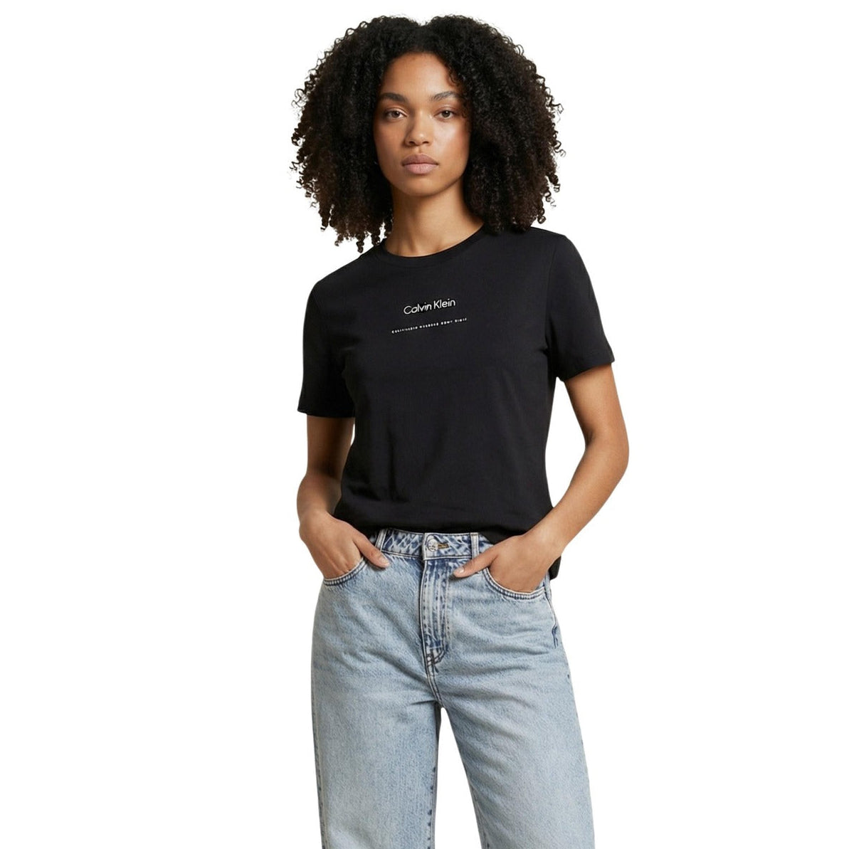 Дамска тениска Calvin Klein Jeans Women T-shirt LV047C811G UB1 Front View