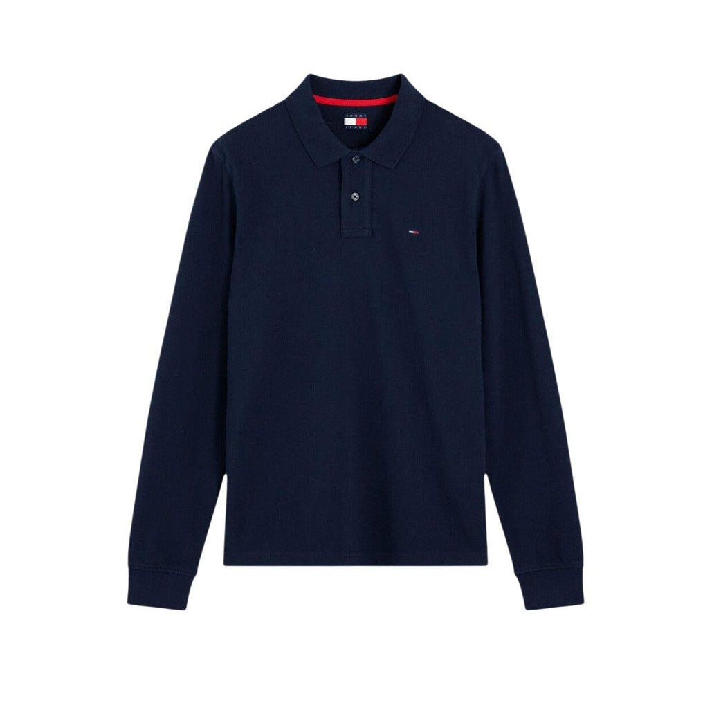 Мъжка поло блуза Tommy Hilfiger Jeans Men Long Sleeve Polo DM0DM023630 C1G Front View