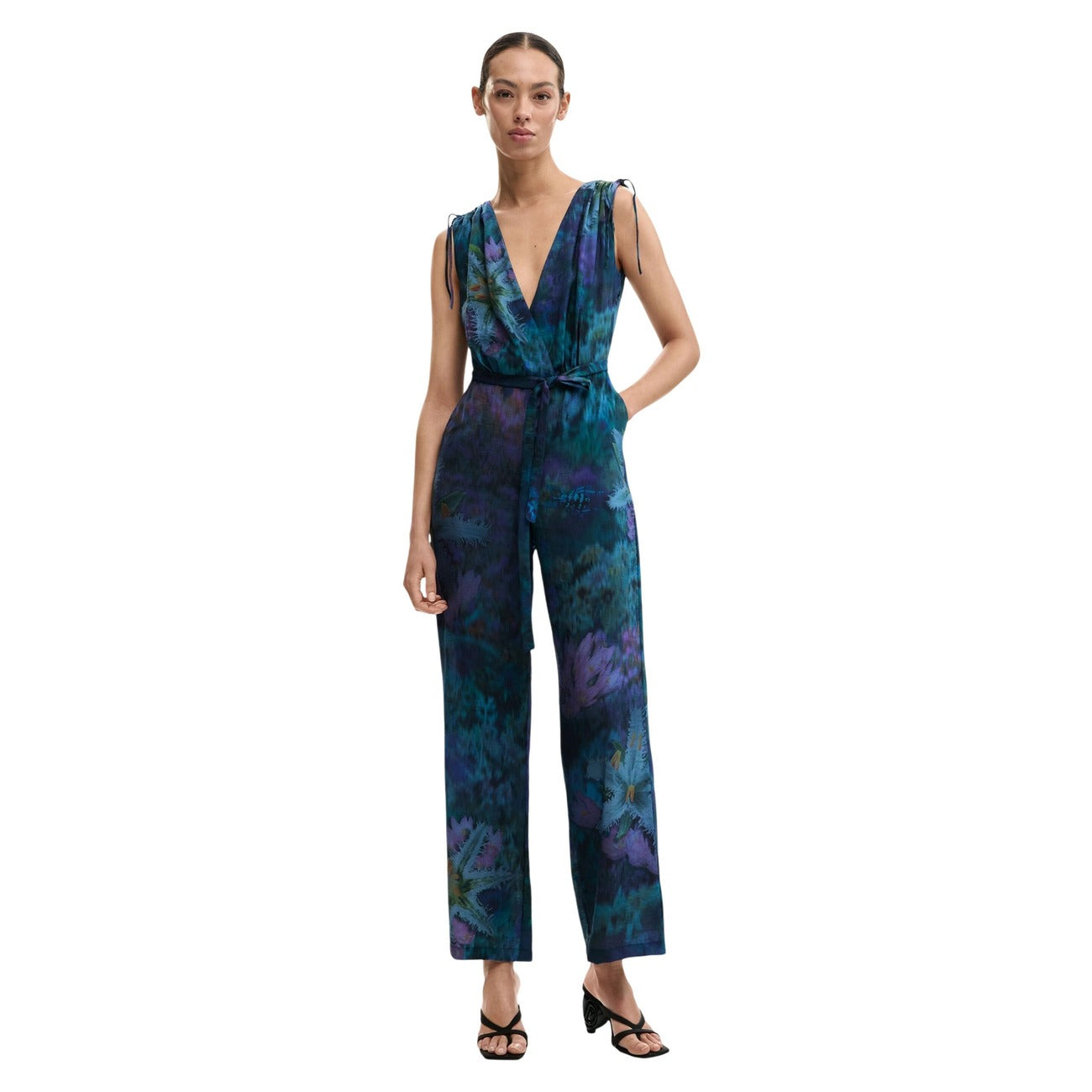 Дамски гащеризон Desigual Women Jumpsuit 26SWPW40 5032 Front View