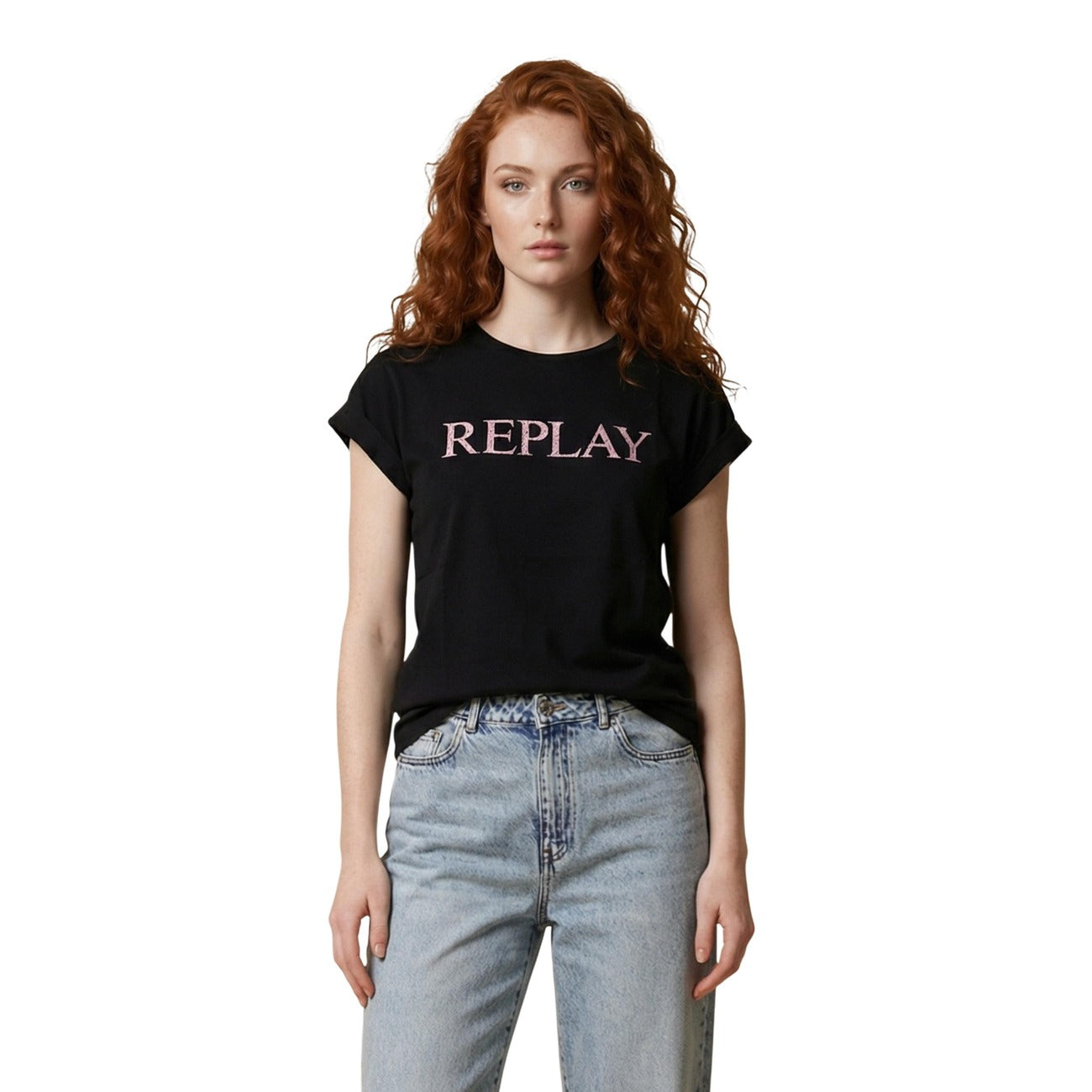 Дамска тениска Replay Women T-shirt 
W3473B.000.2660 Front View