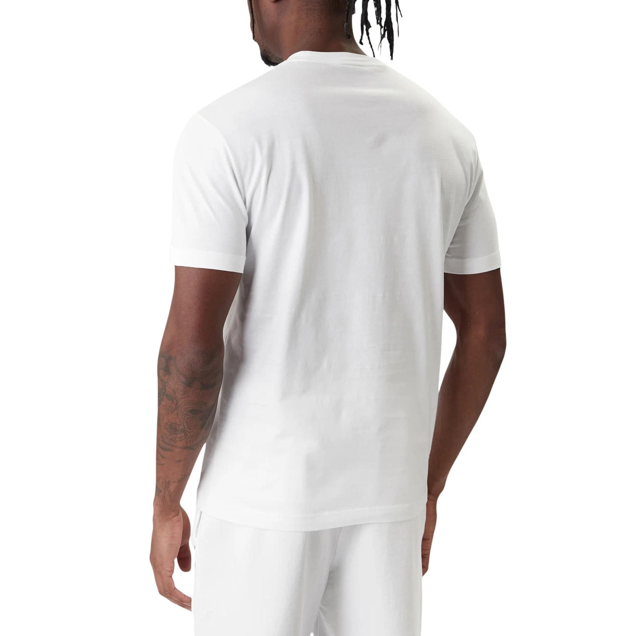 Мъжка бяла тениска EA7 Emporio Armani Men T-shirt 7M001412 AF22264 U0002 Back View