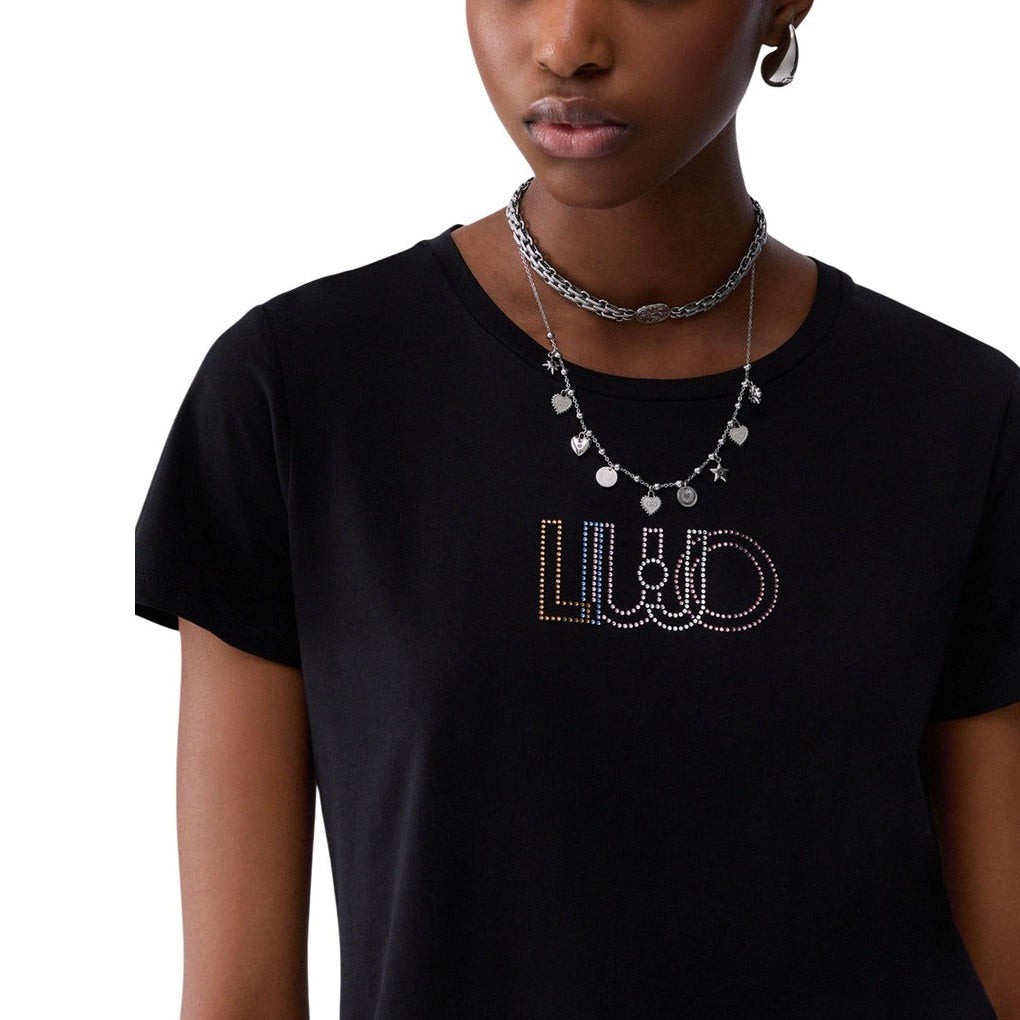 Дамска тениска Liu Jo women’s t-shirt TF6251JS923 W9415 Close-up 