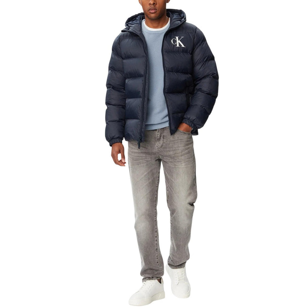 Мъжко синьо яке Calvin Klein Jeans Men Jacket LV04RD513G CEF Front View