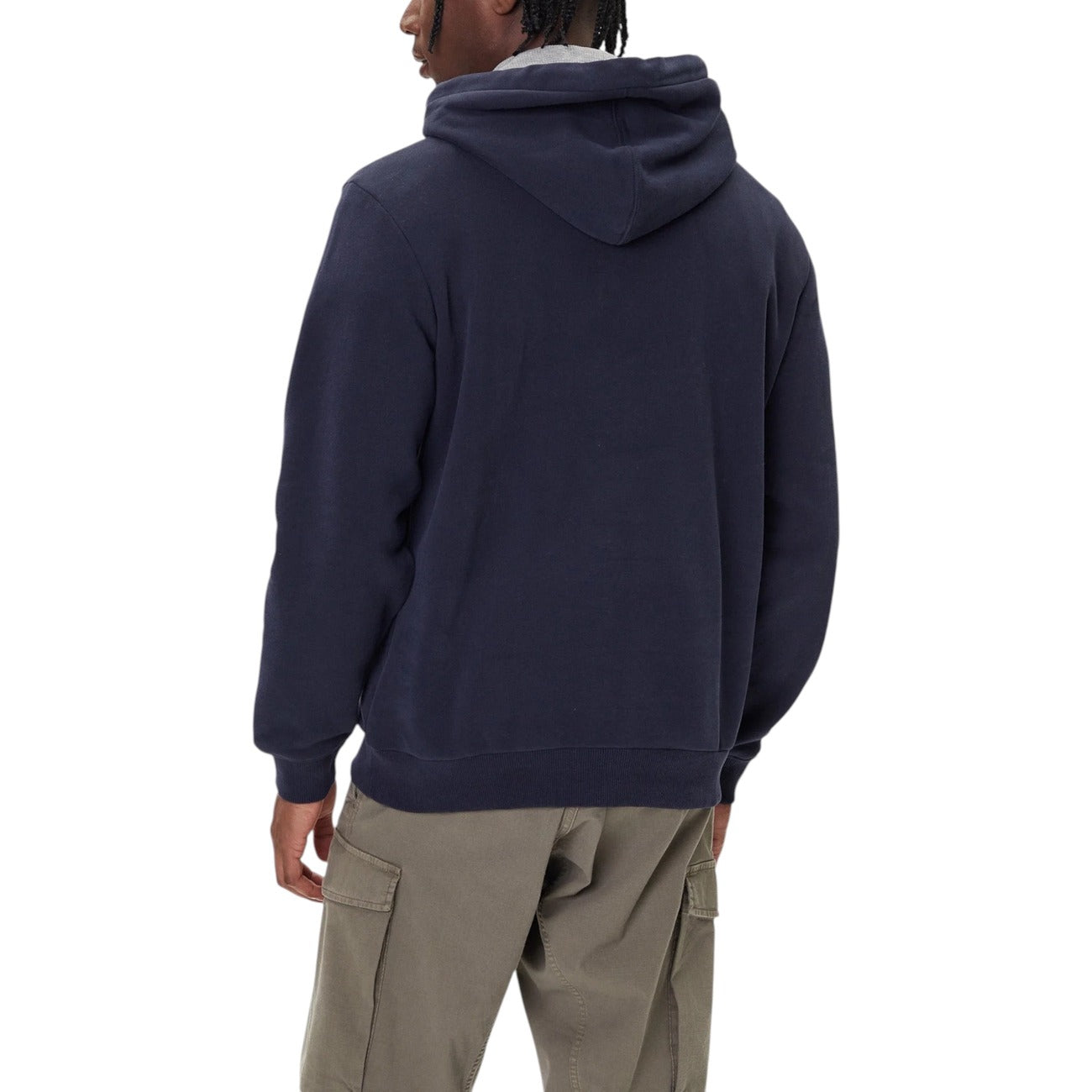 Мъжко синьо худи Napapijri Men Sweatshirt NP0A892T Back View