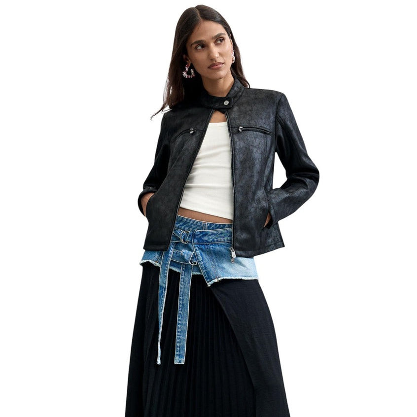 Дамски яке Desigual women’s jacket 26WWEW09 2000 Side view 