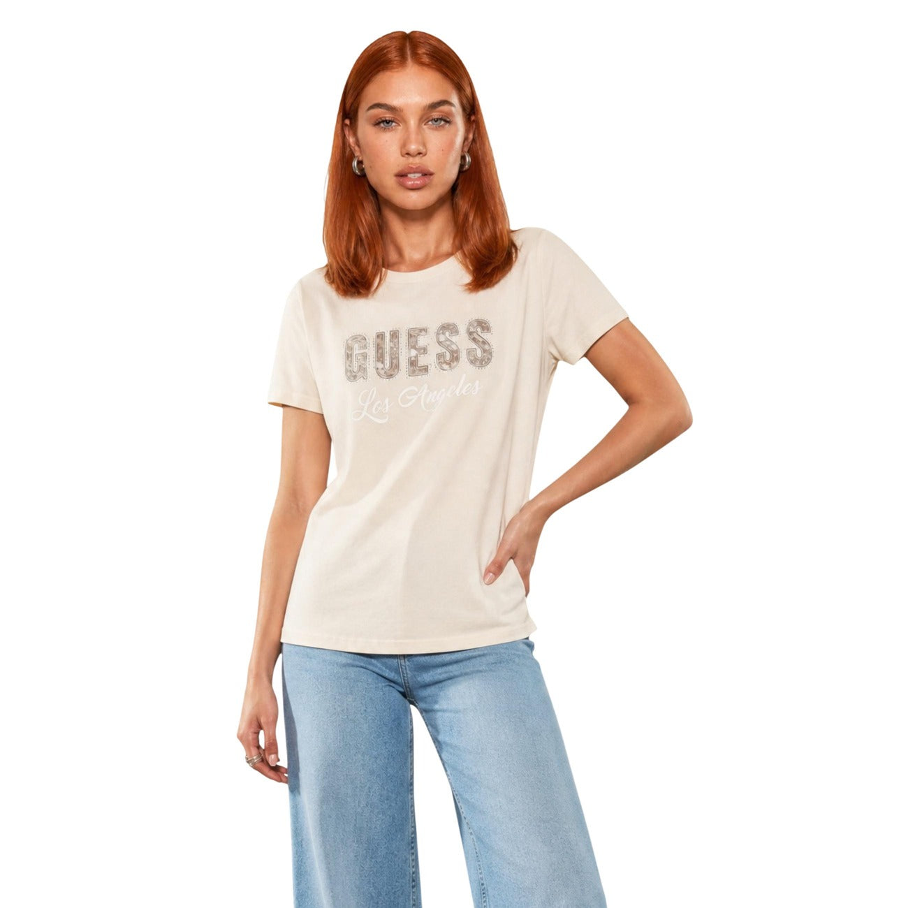 Дамска тениска Guess Women T-shirt W6YI30 K4349 Front View