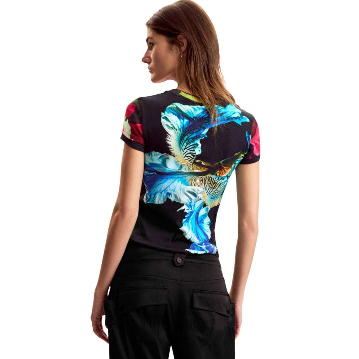 Дамска тениска Desigual women’s t-shirt 26SWTK49 9019 Back view 