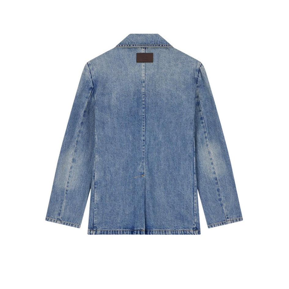 Дамско дънково яке Armani Exchange Women Denim Jacket XW002997 AF25766 MB001 Back View