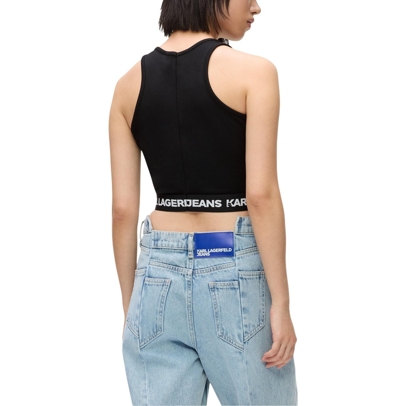 Дамски потник Karl Lagerfeld Jeans Women Top B1W17048 999 Back View