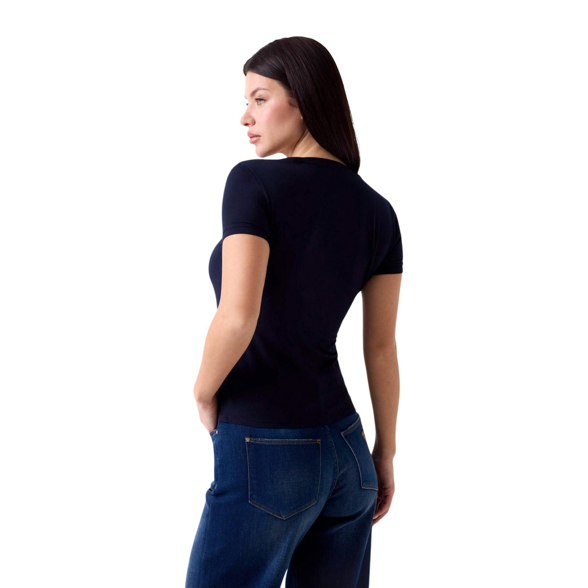 Дамска тениска Guess Women T-shirt W6YI13K3853 G7P1 Back View