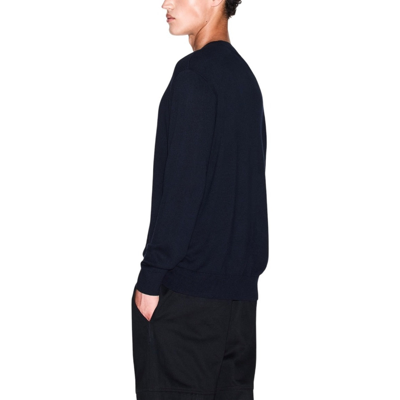 Мъжки син пуловер Armani Exchange Men Sweater XM000338 AF12291 Back View