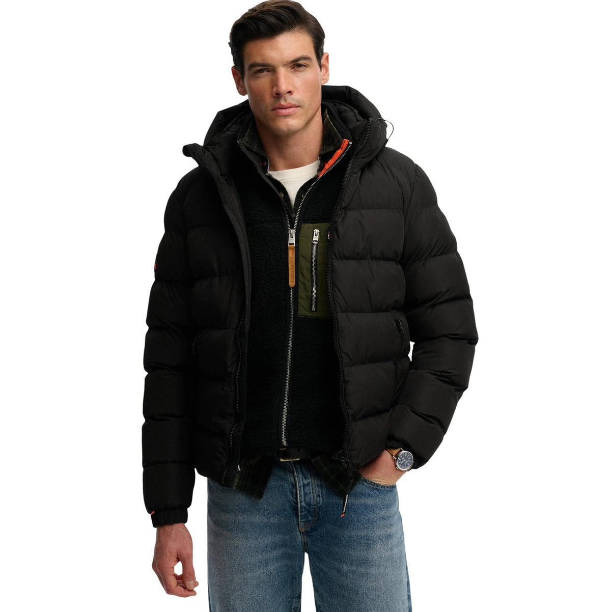 Мъжко яке Superdry Men Jacket M5011905A 16A Front View