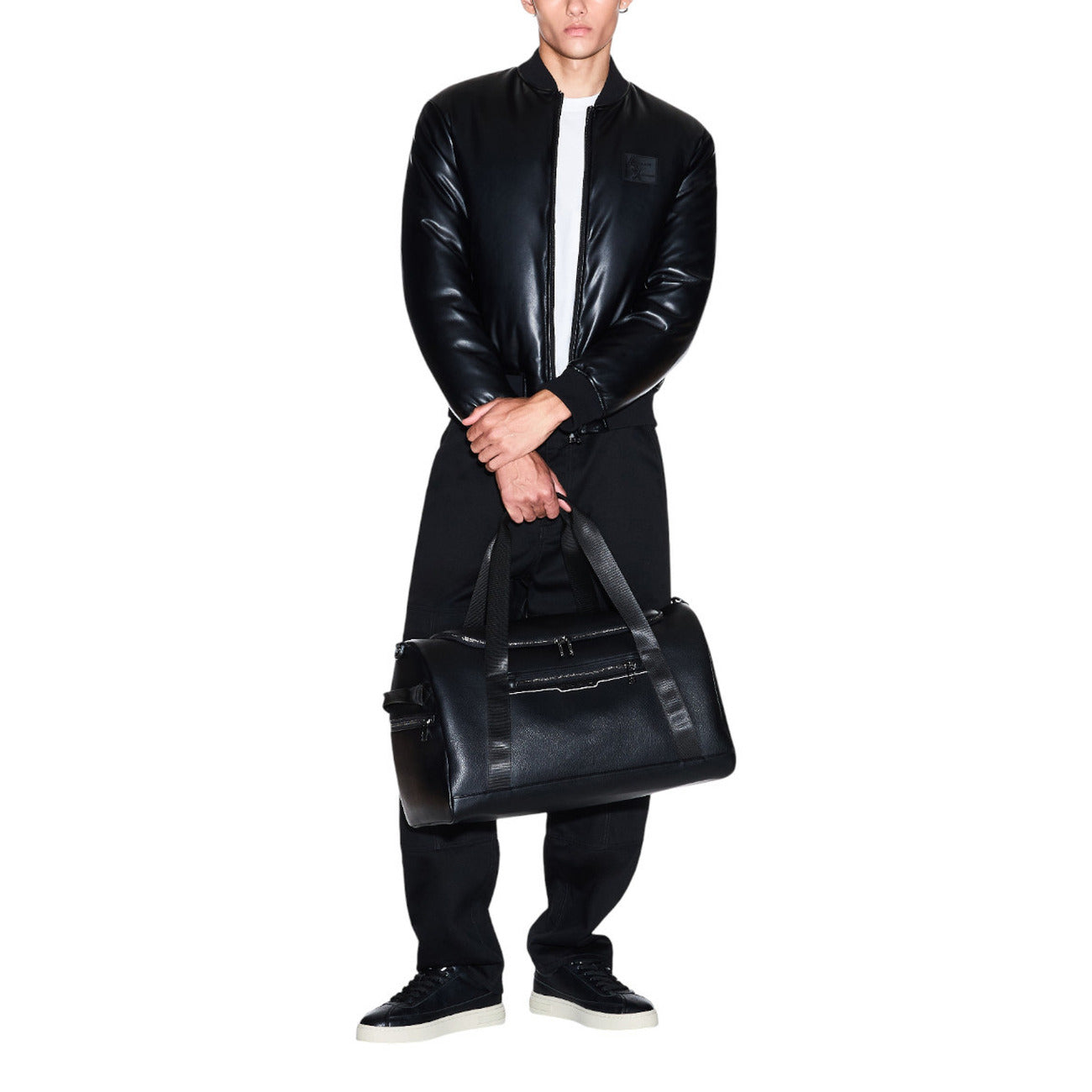 Мъжко черно бомбър яке Armani Exchange Men Jacket XM001104 AF16647 Front View