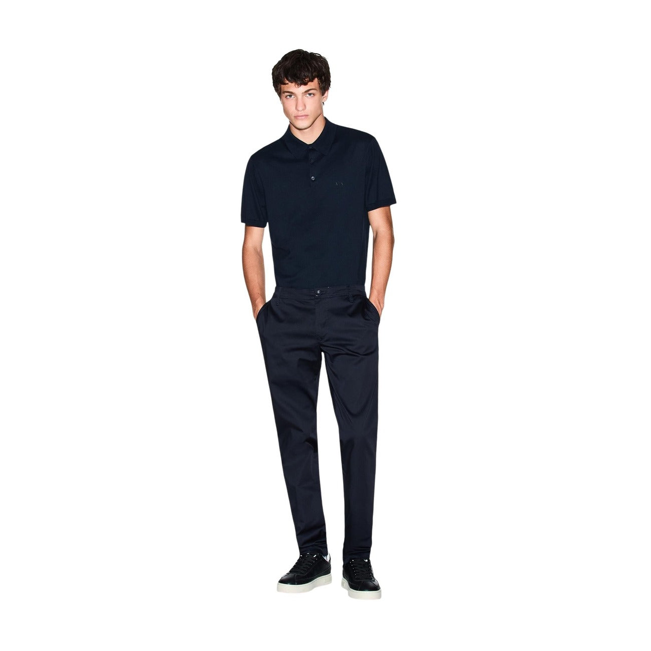 Мъжка поли тениска Armani Exchange Men Polo 8NZF5D ZM3JZ 1510 Front View