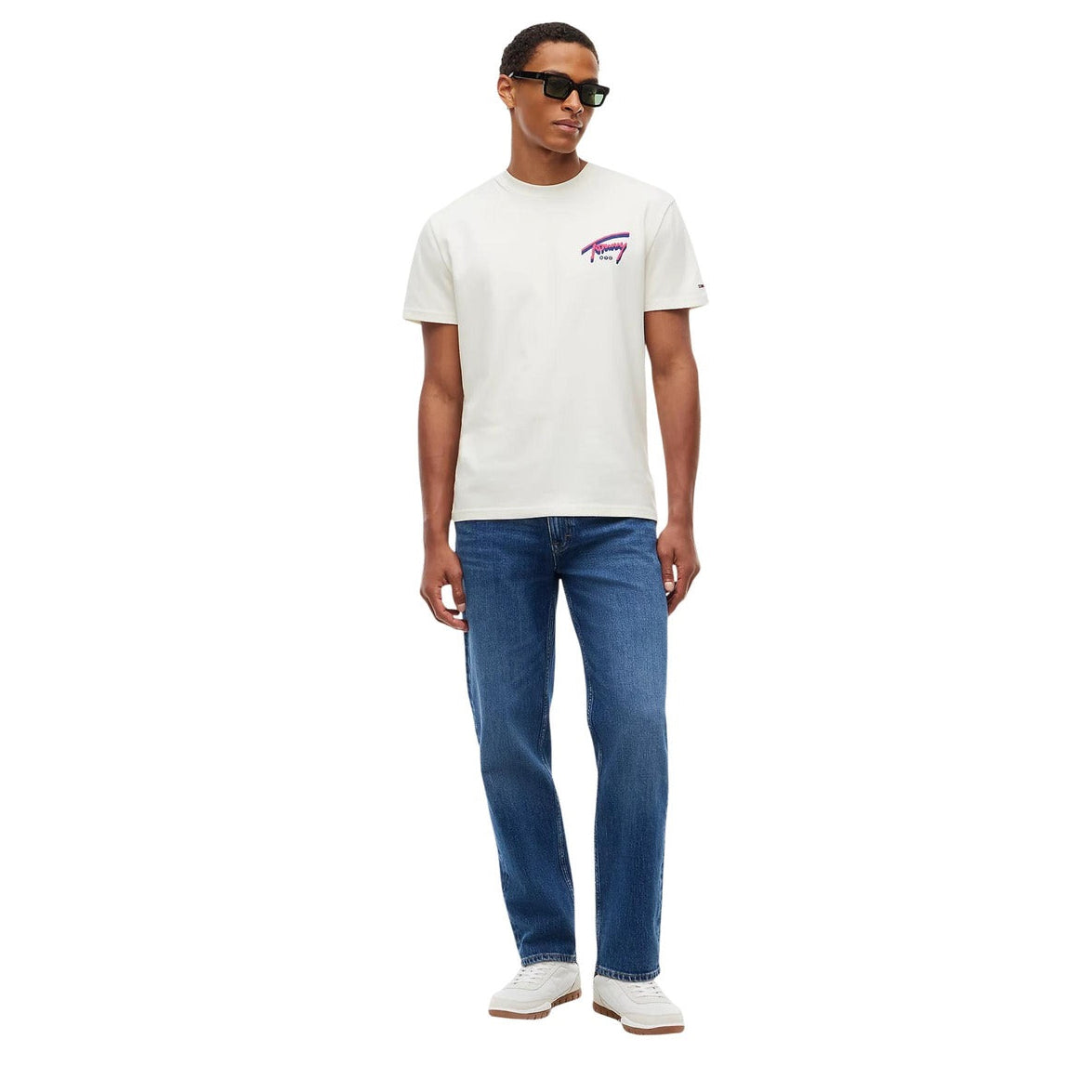 Мъжка тениска Tommy Hilfiger Jeans Men T-shirt DM0DM23542 YBL Front View