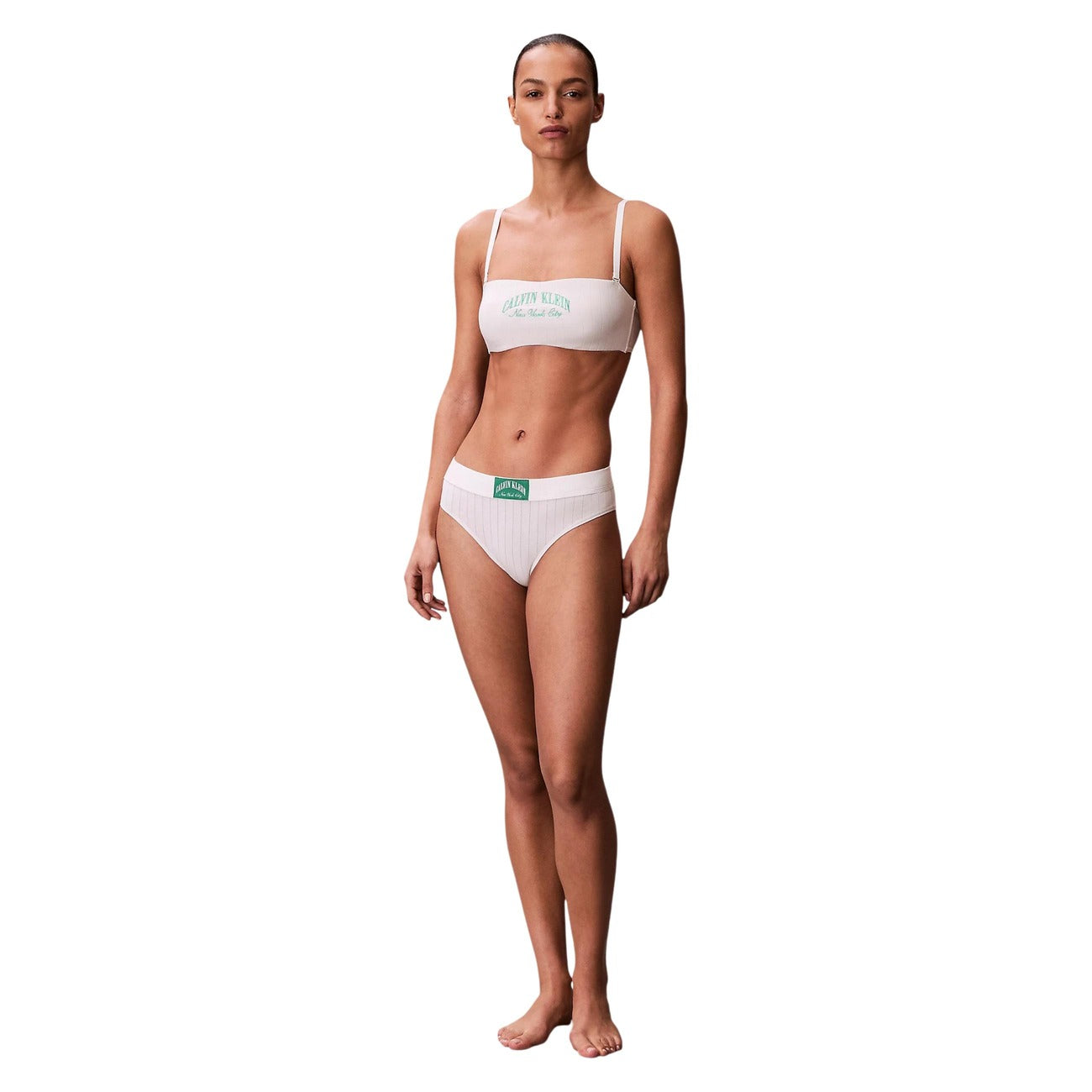 Дамски бралет Calvin Klein Women Bandeau Bralette QF8710AD YAS Front View