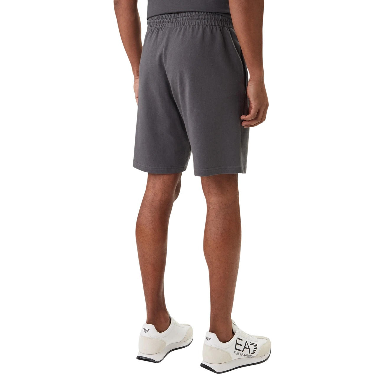 Мъжки сиви къси панталони EA7 Emporio Armani Men Shorts 7M001315 AF13512 U8086 Back View