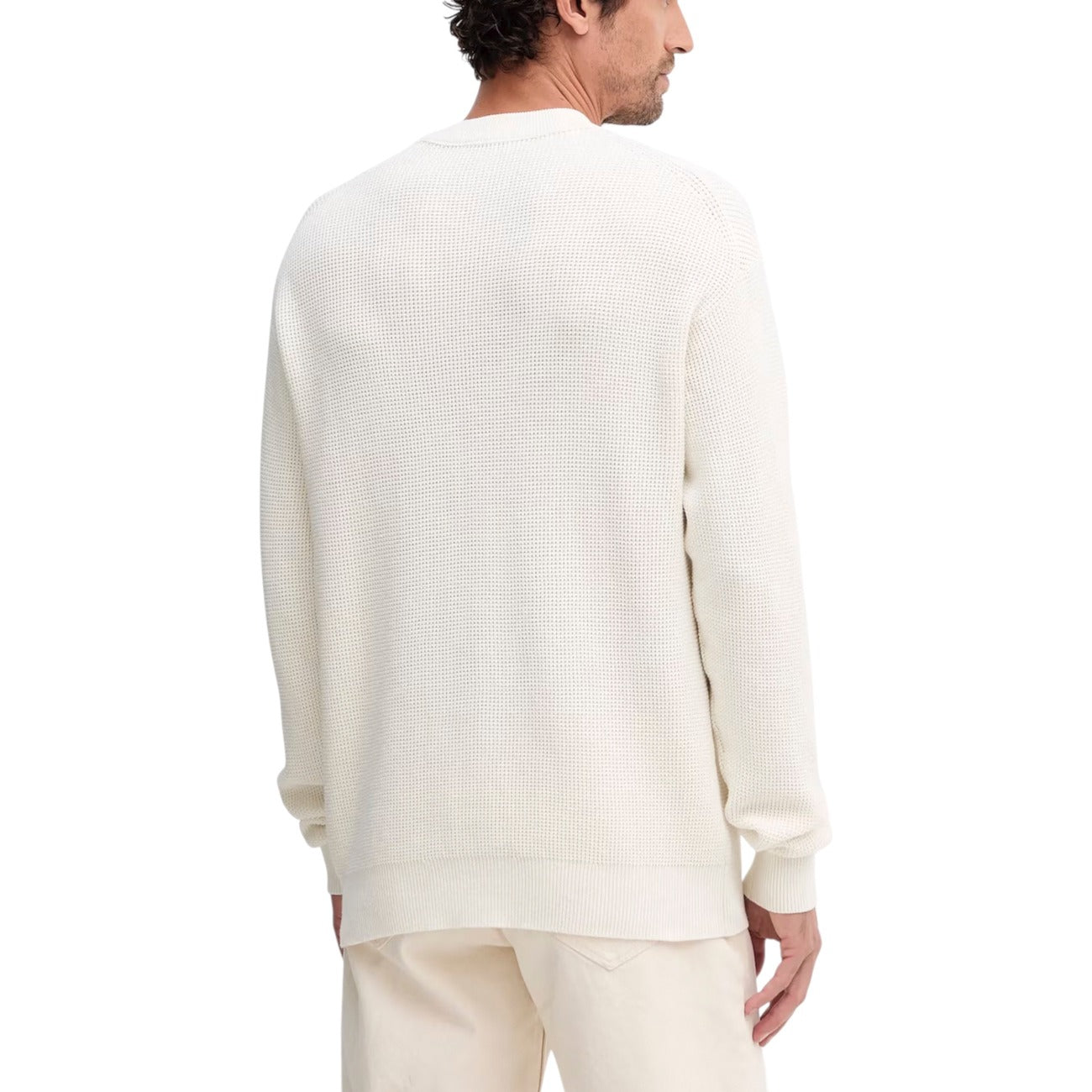 Мъжки бежов пуловер Calvin Klein Jeans LV04RD313G Back View