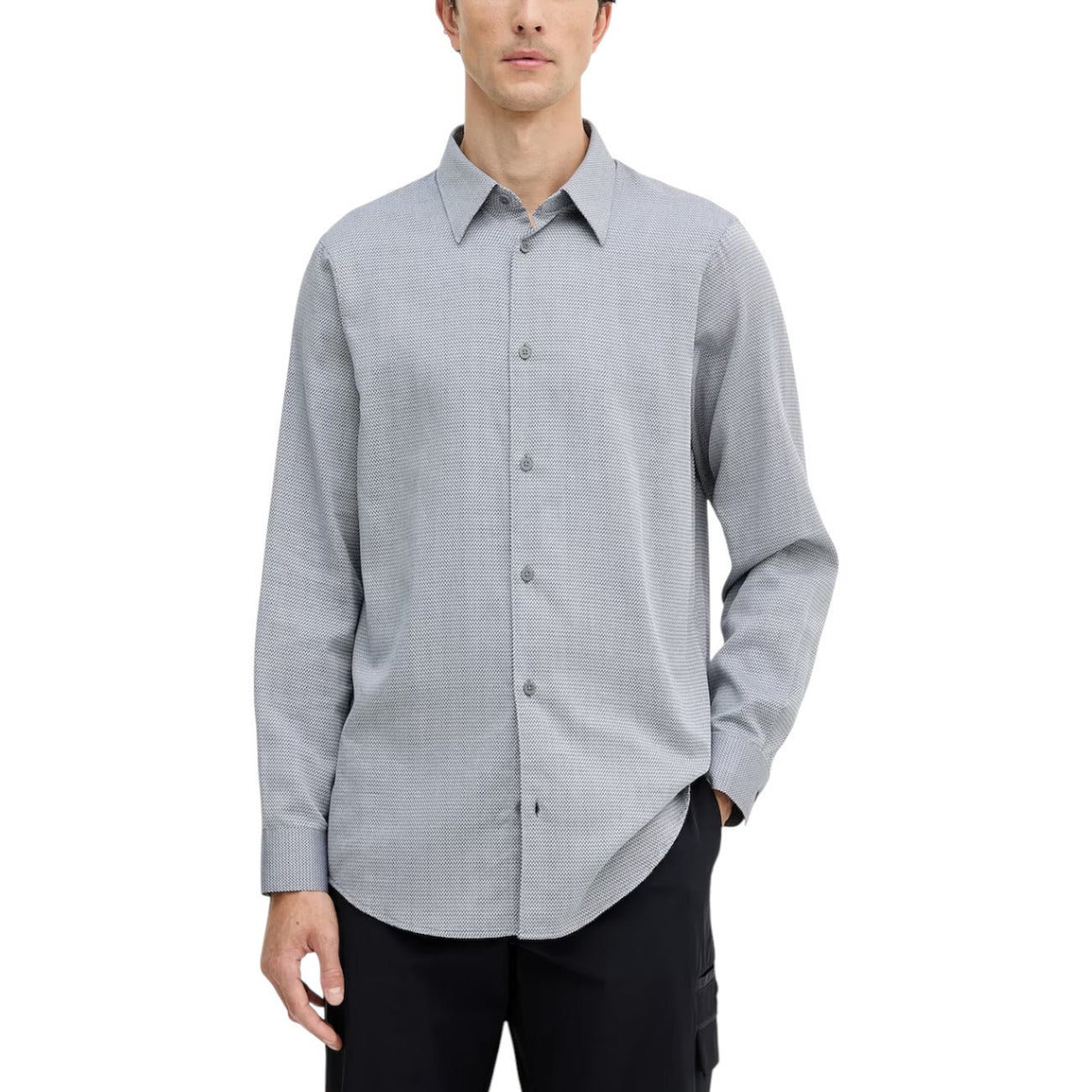 Мъжка риза Armani Exchange Men Shirt XM001869 AF18837 Front View