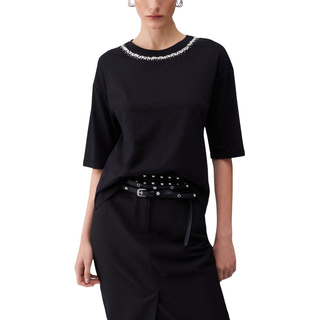 Дамска тениска Liu Jo Women T-shirt WA6128 JS904 P9320 Front View